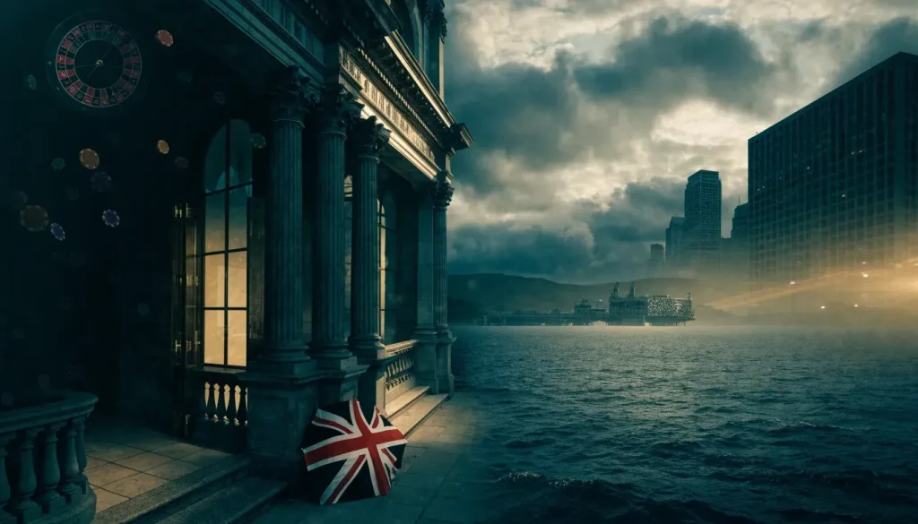 UK casino market split between regulated and offshore platforms